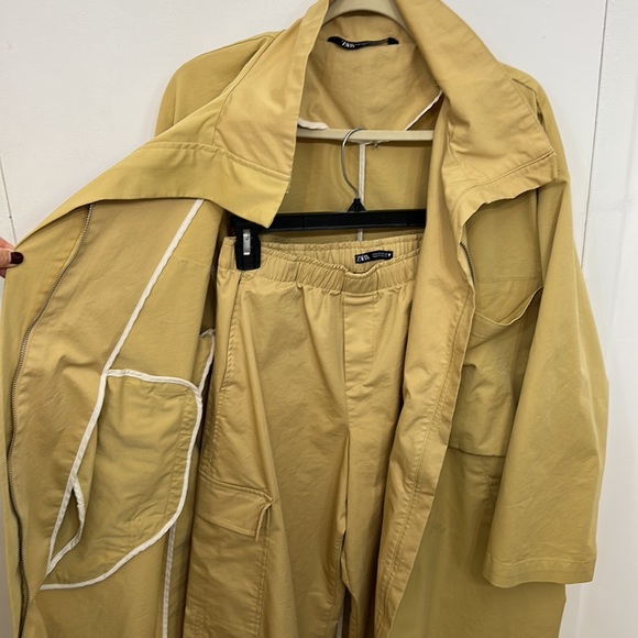 Zara Pocket Parka and Gabardine Pants Set Sz. S $178 retail - Picture 15 of 17